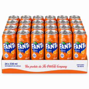 Fanta Lata 330ml caixa 24